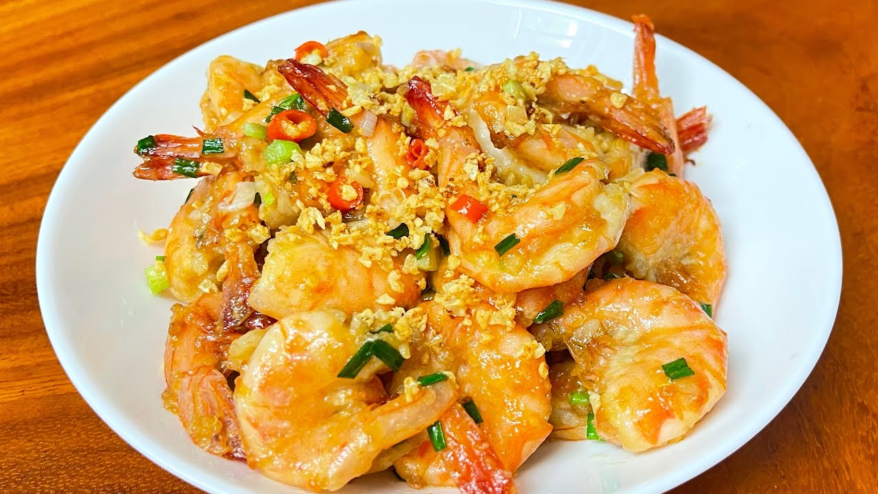 Shrimps Fried Garlic